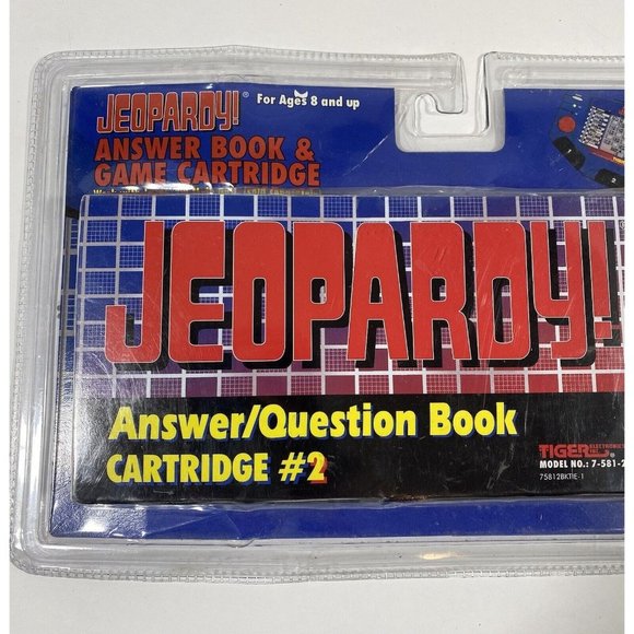 Jeopardy Handheld Electronic Game Cartridge & Answer Book Cartridge #2 Sealed - Picture 4 of 6